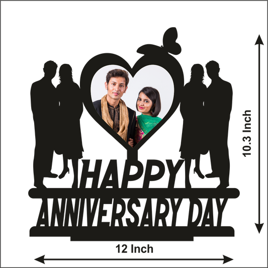 HAPPY ANNIVERSARY DAY SINGLE IMAGE STAND FRAME