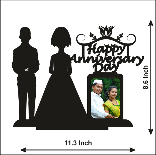 HAPPY ANNIVERSARY DAY SINGLE IMAGE STAND FRAME