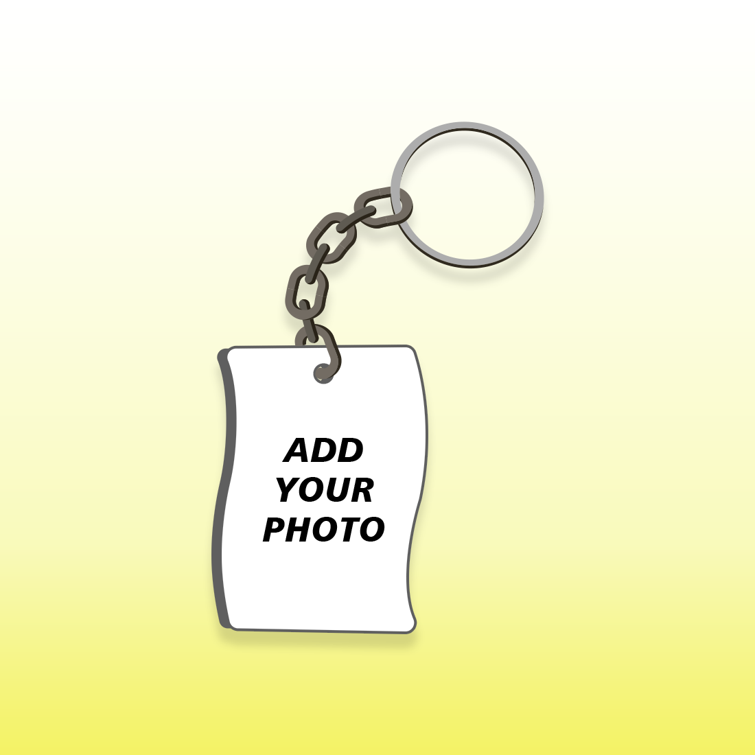 Photo Printed Mdf Key Chain