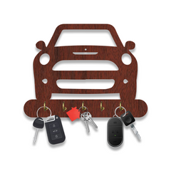 WOODEN CAR KEY HANGER