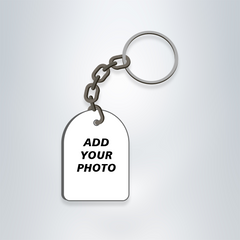 Mdf Key Chain Photo Printed