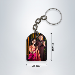 Mdf Key Chain Photo Printed