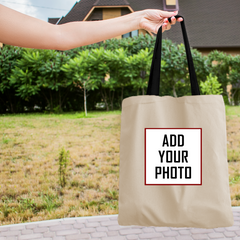 customised  Photo Printed Tote Bag Size : 12 x 15 Inches